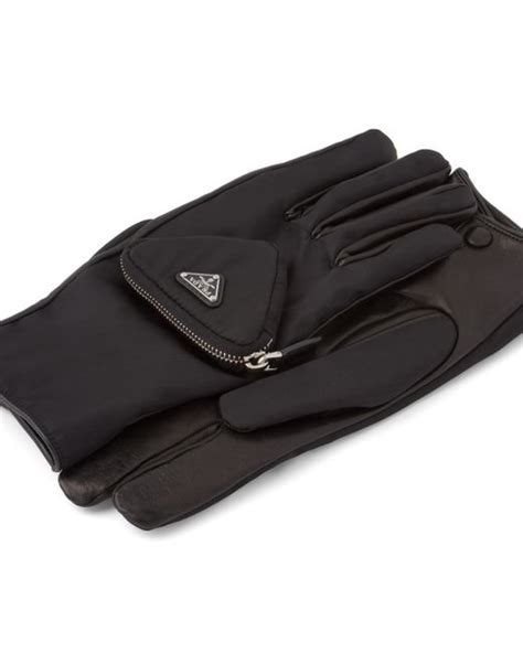 prada gloves 2021|Black Re.